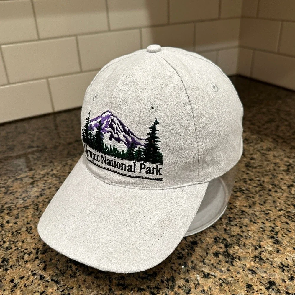 Olympic National Park Smith-Western Hat Grey Adjustable Strap Back